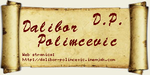 Dalibor Polimčević vizit kartica